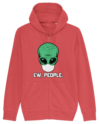 Alien Head With Face Mask Ew People Carmine Red