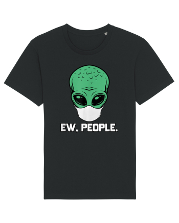 Alien Head With Face Mask Ew People Black