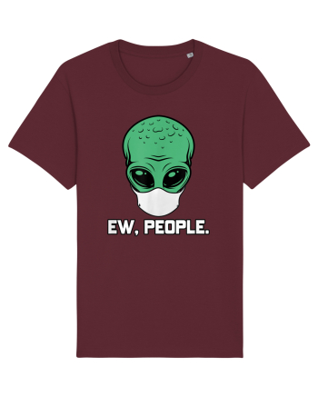 Alien Head With Face Mask Ew People Burgundy