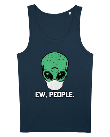Alien Head With Face Mask Ew People Navy