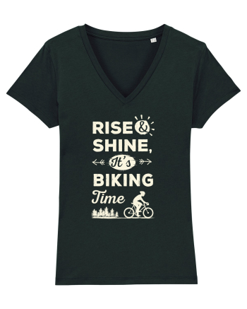 Rise and Shine BIKING Time Black