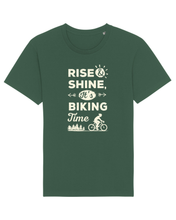 Rise and Shine BIKING Time Bottle Green