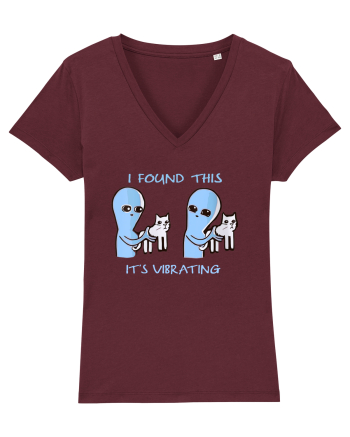 Alien I Found This Its Vibrating Burgundy
