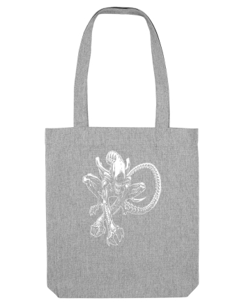 Alien Xenomorph Illustration Heather Grey