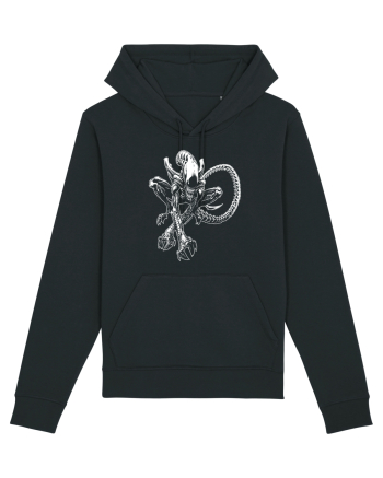 Alien Xenomorph Illustration Black