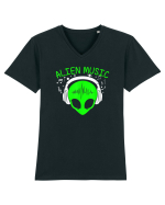 Alien Music Out Of This World Tricou mânecă scurtă guler V Bărbat Presenter