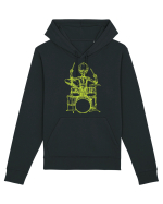 Alien Playing Drums Hanorac Unisex Drummer