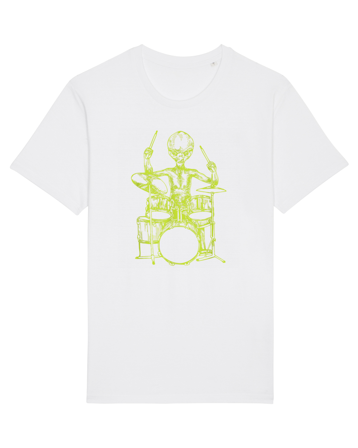 Tricou mânecă scurtă Unisex Rocker White