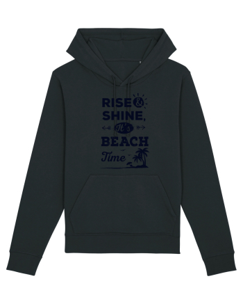 Rise and Shine It's BEACH Time Black