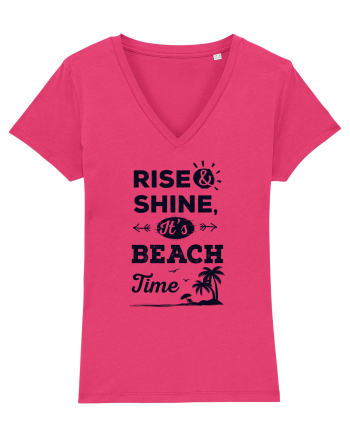 Rise and Shine It's BEACH Time Raspberry