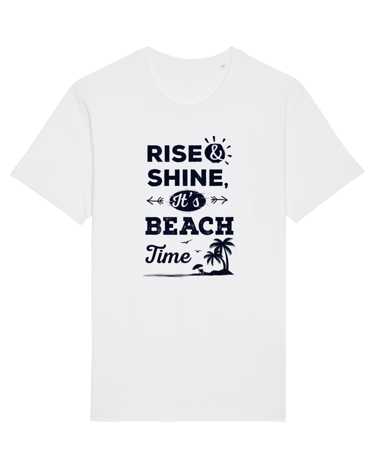 Tricou mânecă scurtă Unisex Rocker White