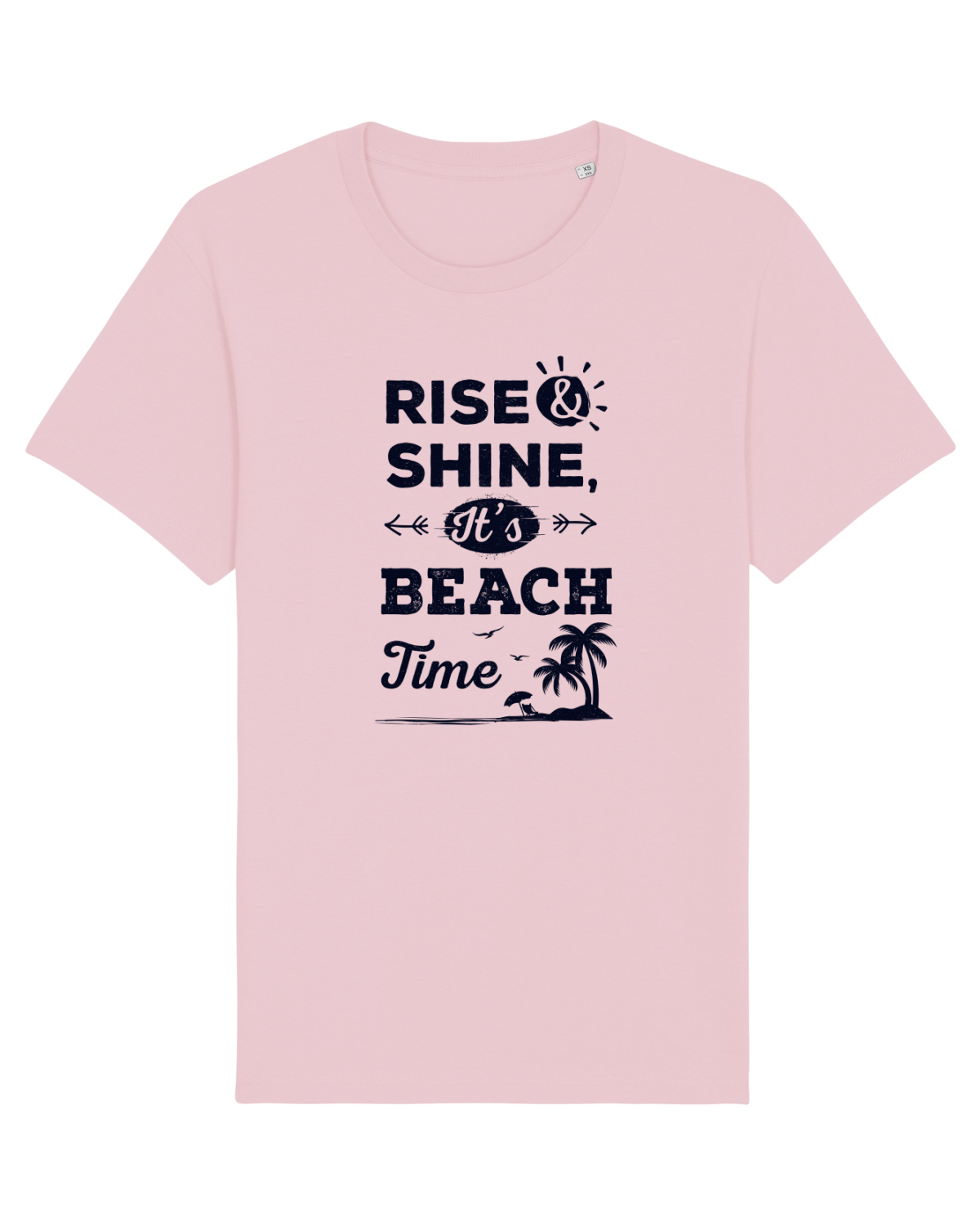 Tricou mânecă scurtă Unisex Rocker Cotton Pink