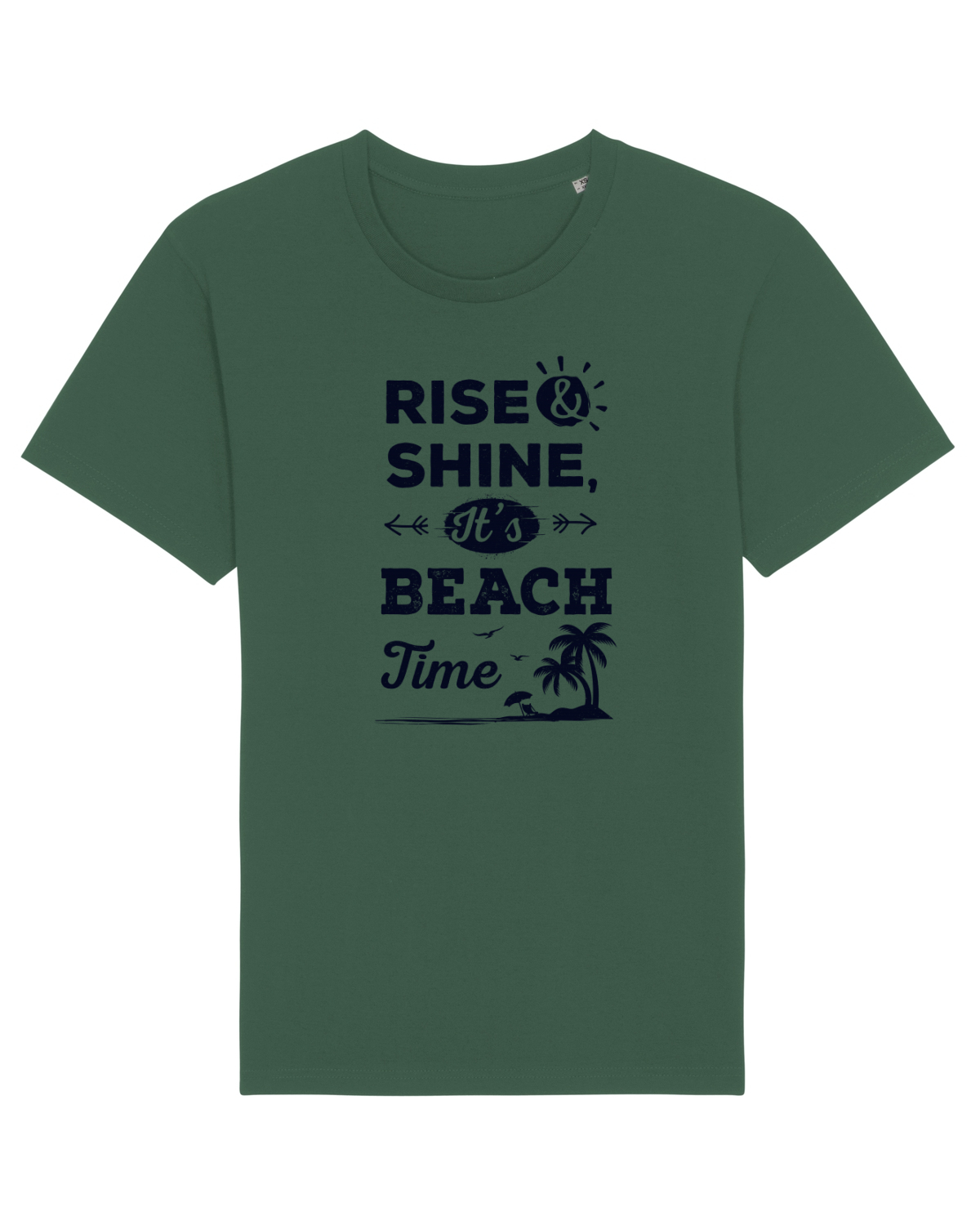 Tricou mânecă scurtă Unisex Rocker Bottle Green