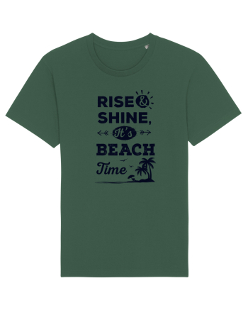 Rise and Shine It's BEACH Time Bottle Green