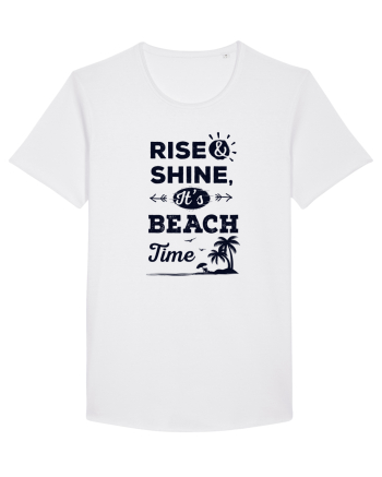 Rise and Shine It's BEACH Time White