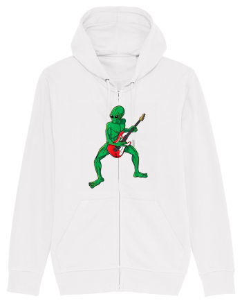 Alien Playing Guitar White