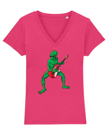 Alien Playing Guitar Raspberry