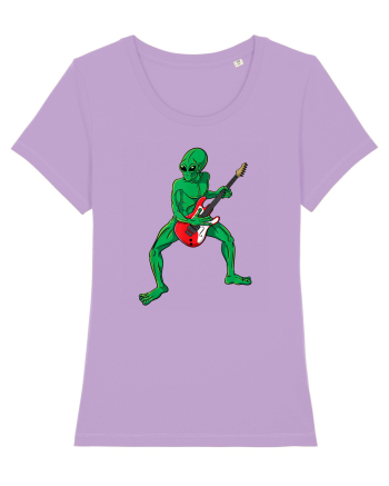 Alien Playing Guitar Lavender Dawn