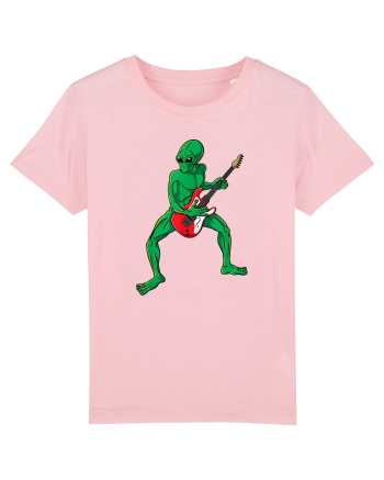 Alien Playing Guitar Cotton Pink