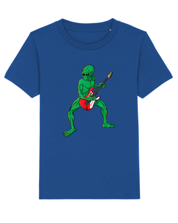 Alien Playing Guitar Majorelle Blue