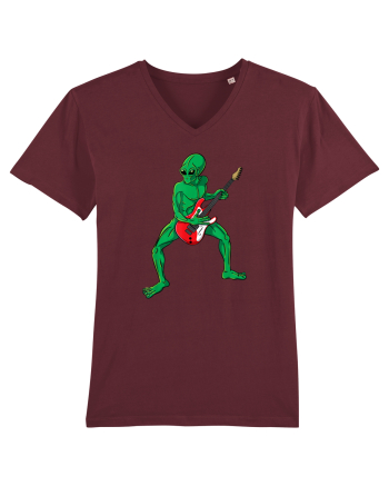 Alien Playing Guitar Burgundy