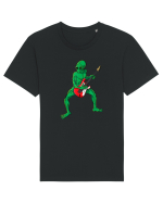 Alien Playing Guitar Tricou mânecă scurtă Unisex Rocker