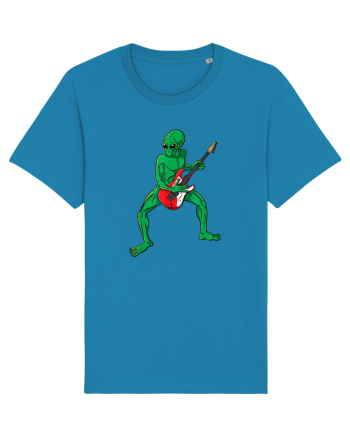Alien Playing Guitar Azur