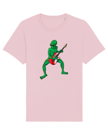 Alien Playing Guitar Cotton Pink