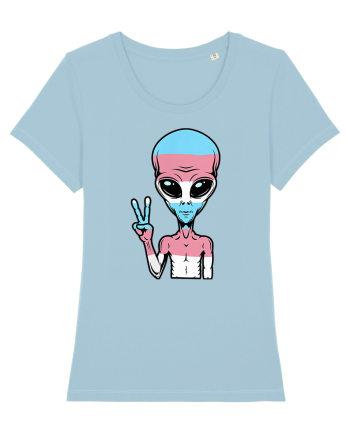 Alien Pride LGBT Support Sky Blue