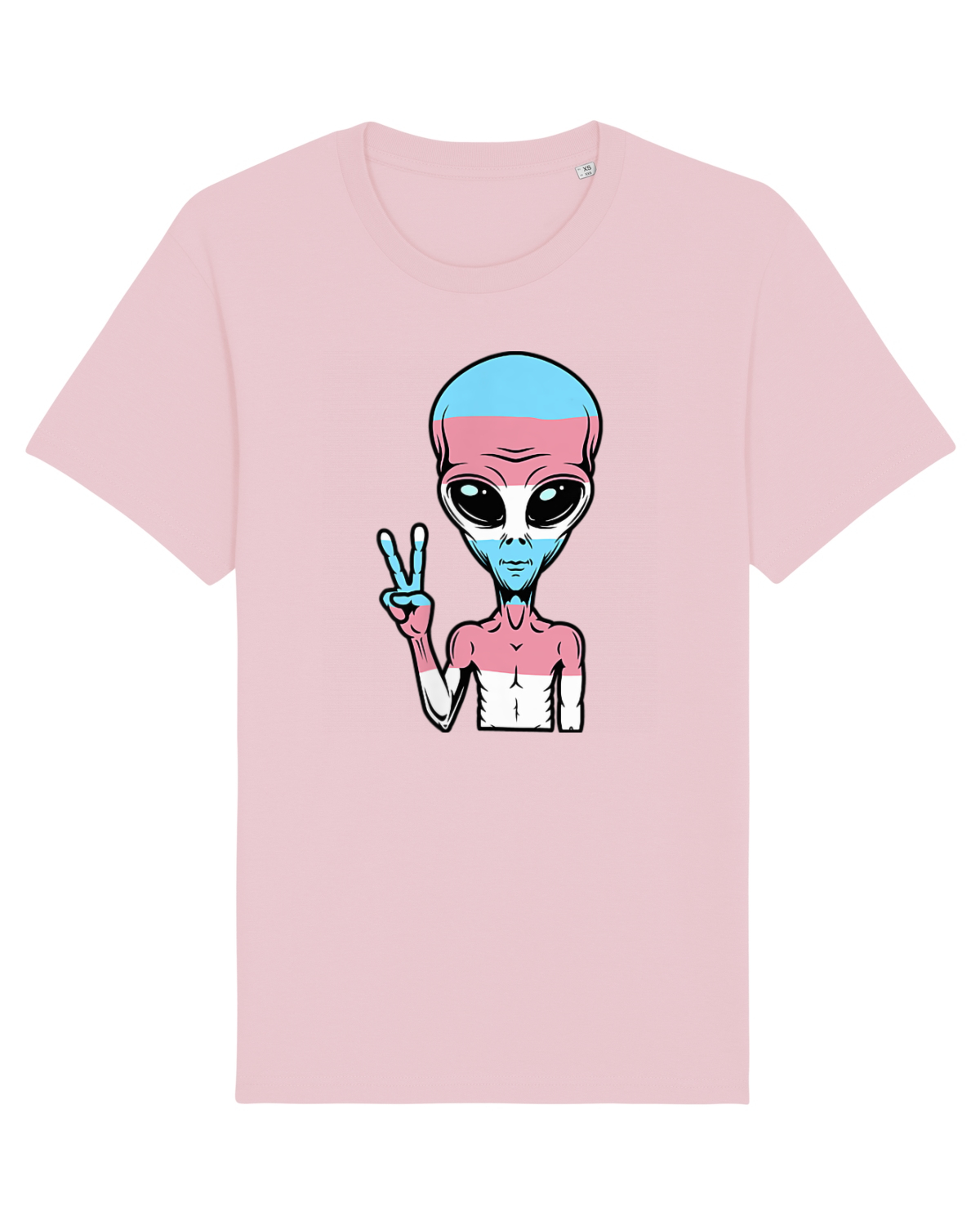 Tricou mânecă scurtă Unisex Rocker Cotton Pink