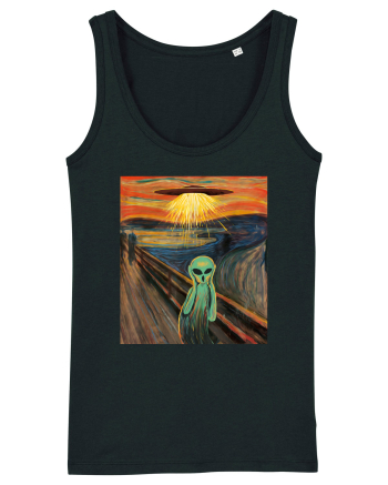 Alien Scream Painting Black