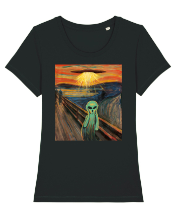 Alien Scream Painting Black