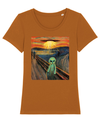 Alien Scream Painting Roasted Orange