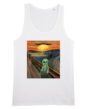 Alien Scream Painting White