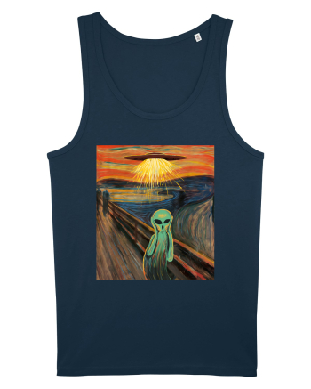 Alien Scream Painting Navy