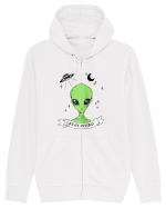 Alien Stay Weird Hanorac cu fermoar Unisex Connector
