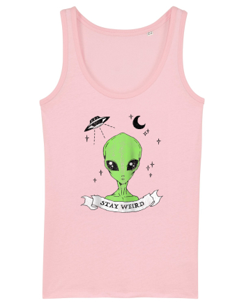 Alien Stay Weird Cotton Pink