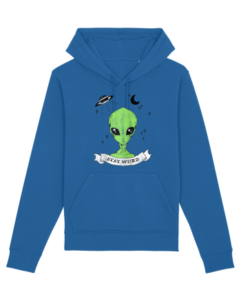 Alien Stay Weird Royal Blue