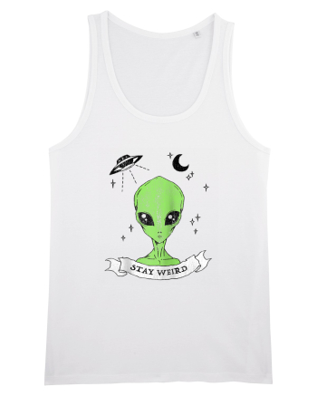 Alien Stay Weird White