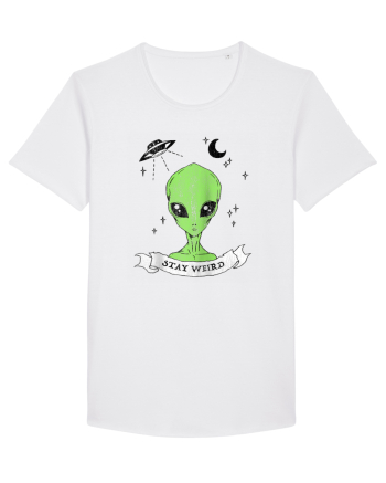 Alien Stay Weird White
