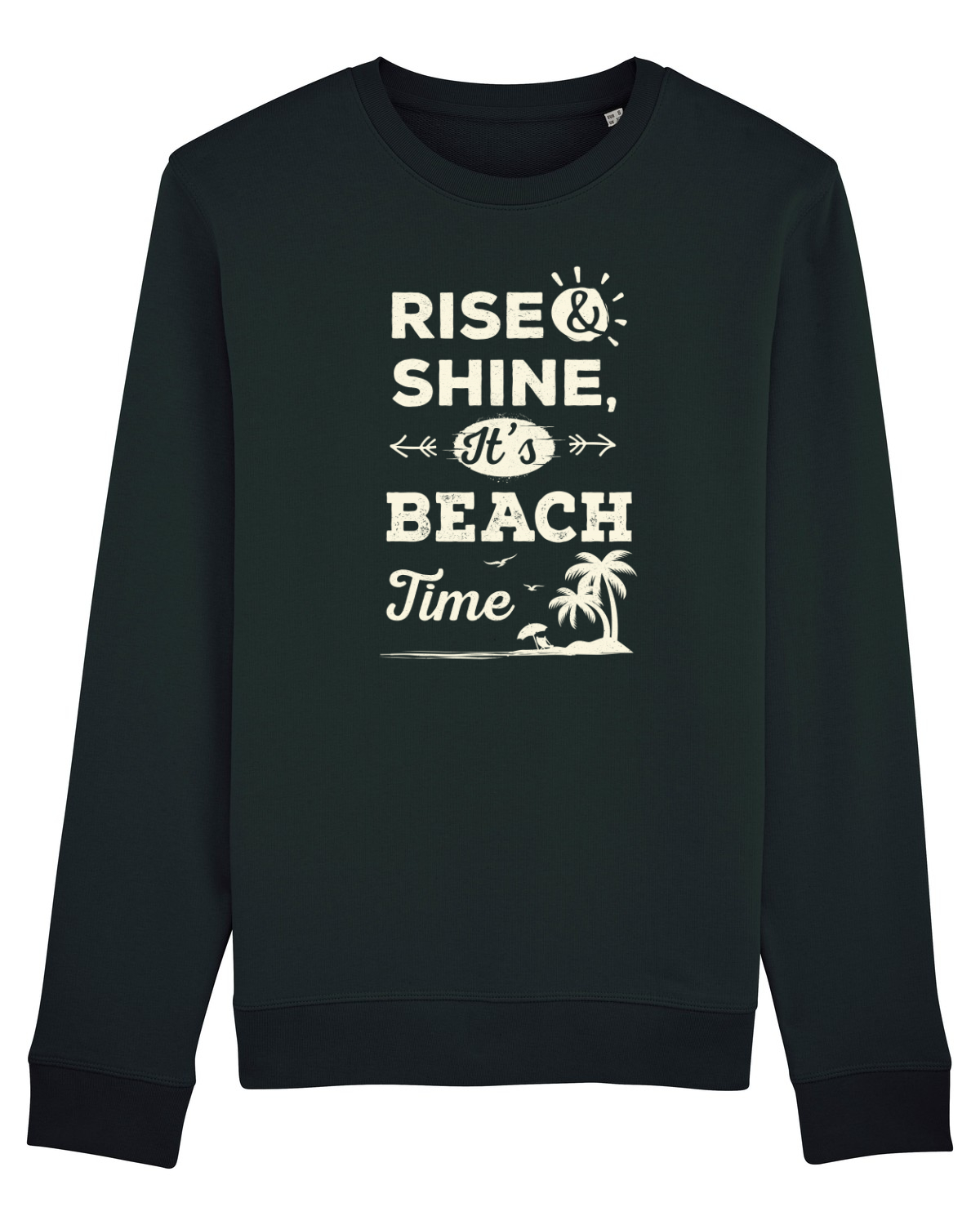 Bluză mânecă lungă Unisex Rise Black