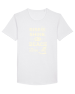 Rise and Shine It's BEACH Time Tricou mânecă scurtă guler larg Bărbat Skater