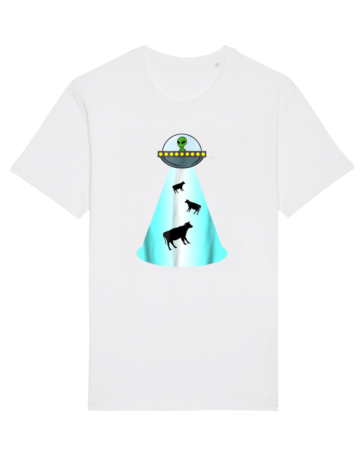 Tricou mânecă scurtă Unisex Rocker White