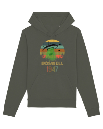 Alien UFO Abduction Roswell 1947 Khaki