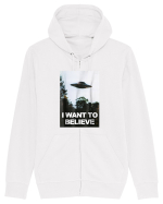 I Want to Believe Hanorac cu fermoar Unisex Connector