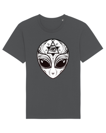 Alien with All Seeing Eye Illuminati Anthracite