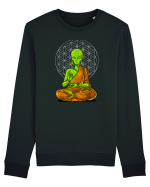 Alien Yoga Meditation Buddha Bluză mânecă lungă Unisex Rise