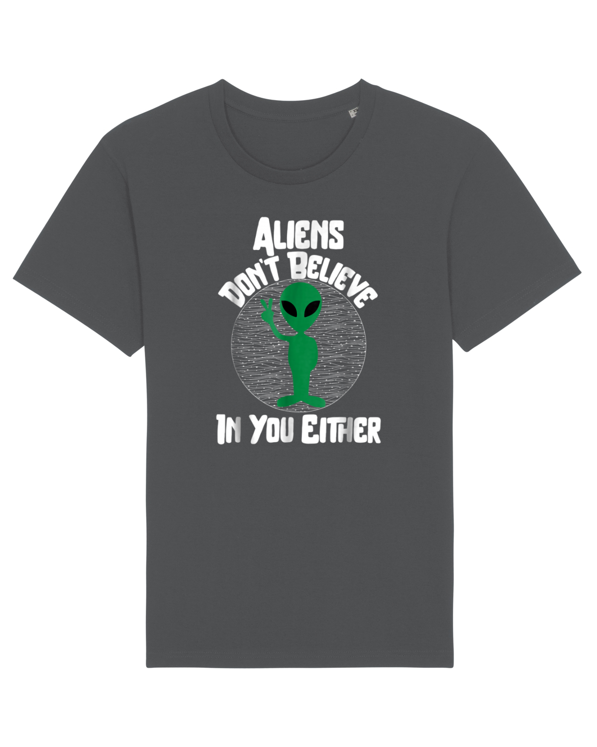 Tricou mânecă scurtă Unisex Rocker Anthracite