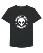 Ancient Alien Theorist Tricou mânecă scurtă guler larg Bărbat Skater