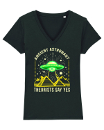Ancient Astronaut Theorists Tricou mânecă scurtă guler V Damă Evoker